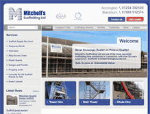 Tablet Screenshot of mitchellsscaffolding.co.uk
